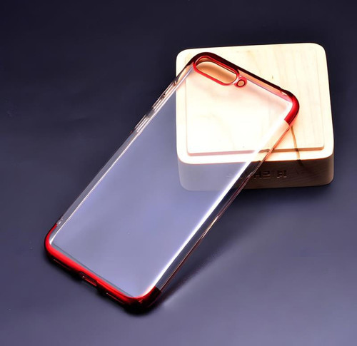 Huawei Y6 2018 Kılıf Dört Köşeli Lazer Silikon Kılıf
