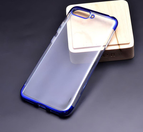 Huawei Y6 2018 Kılıf Dört Köşeli Lazer Silikon Kılıf