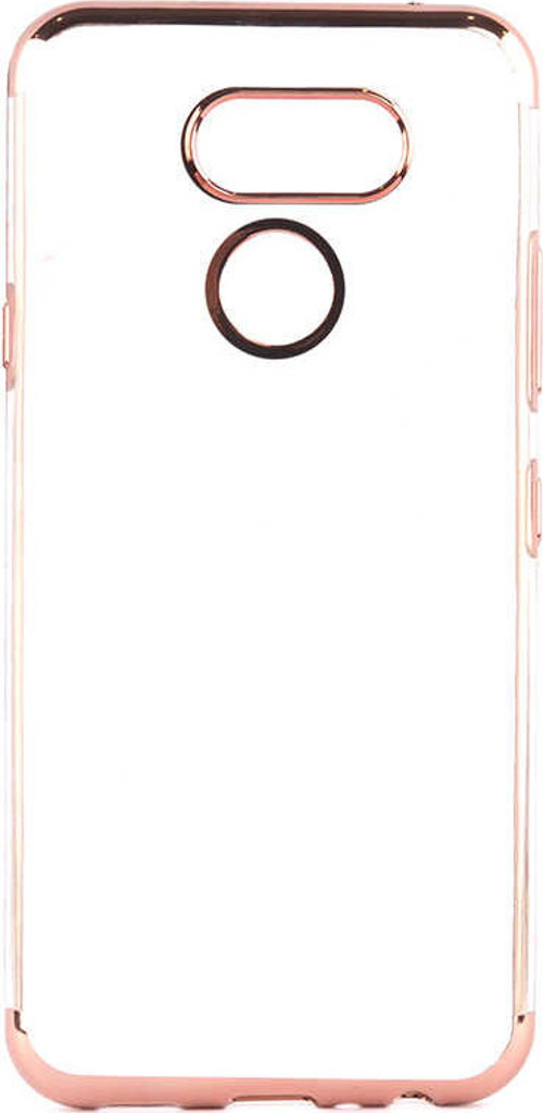 LG K40S Kılıf Dört Köşeli Lazer Silikon Kılıf