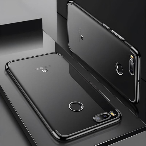 Xiaomi Mi 5x Kılıf Dört Köşeli Lazer Silikon Kılıf