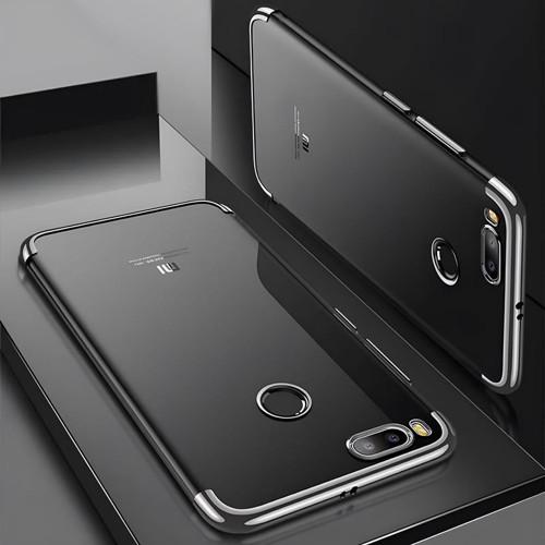 Xiaomi Mi 5x Kılıf Dört Köşeli Lazer Silikon Kılıf