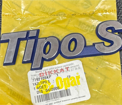 Yazı Tipo S