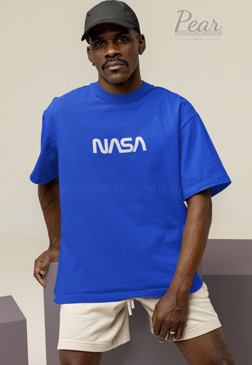 NASA Baskılı Unisex Tişört Oversize T-shirt