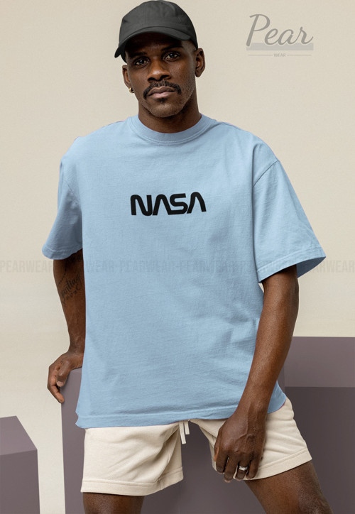 NASA Baskılı Unisex Tişört Oversize T-shirt