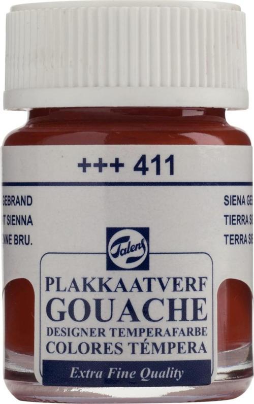 Gouache Jar 16ml Guaj Boya Burnt Sienna / 411