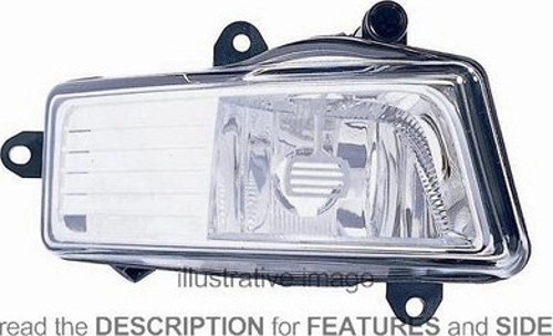 Audi A6 Ön Sis Lambası Kare Tıp Sol 2009- (Oem No: 4F0941699A)
