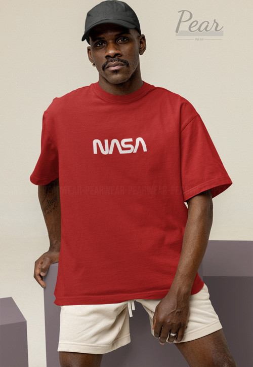 NASA Baskılı Unisex Tişört Oversize T-shirt