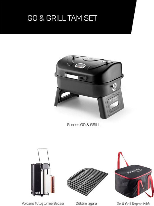 ReHome Guruss Go & Grill Barbekü Mangal Tam Set