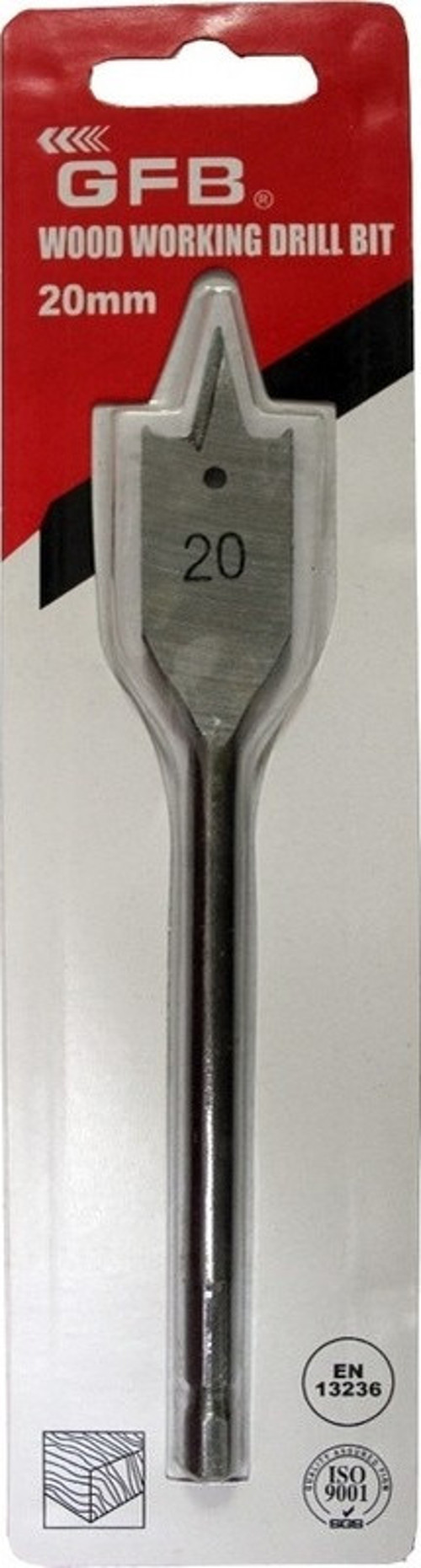 Yaprak Matkap Ucu 20 Mm Hex Saplı