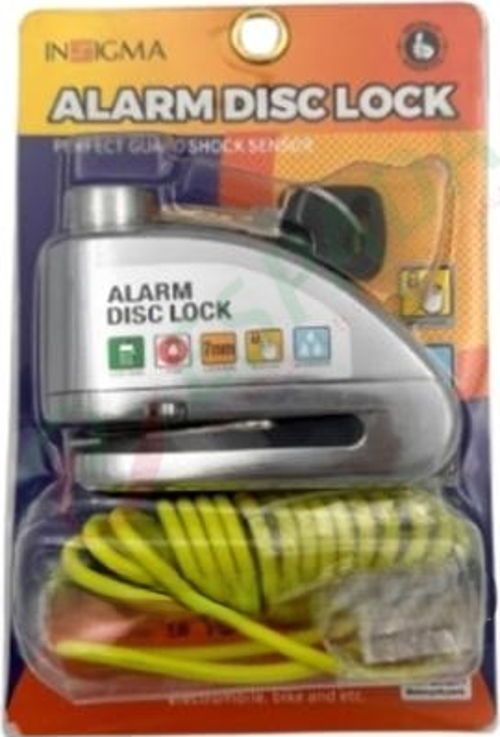 ALARMLI DİSK KİLİDİ NİKEL KROM