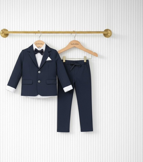 Ceketli Papyonlu Erkek Çocuk Takım Elbise
