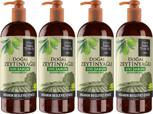Tuncer Doğal Zeytinyağlı Sıvı Sabun (4 Adet) 4X750 Ml