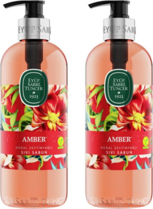 Tuncer Amber Doğal Zeytinyağlı Sıvı Sabun 2 Adet 500 Ml