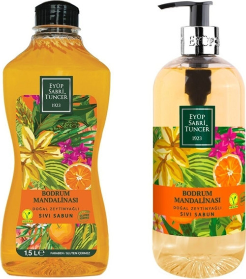 Bodrum Mandalinası Sıvı Sabun 1500 Ml + 500 Ml