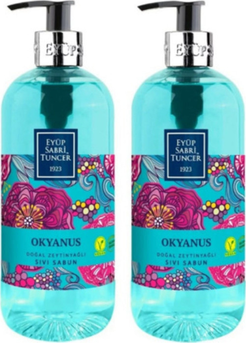 Okyanus Doğal Zeytinyağlı Sıvı Sabun 500 Ml X2