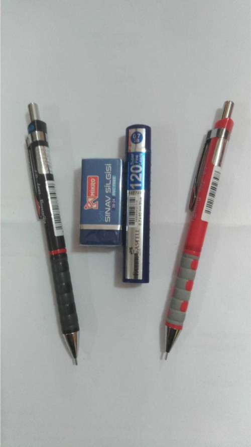Tikky Okul Seti 0.7 Mm 2 Kalem + 1 Silgi +1 Adet 120 Li Uç