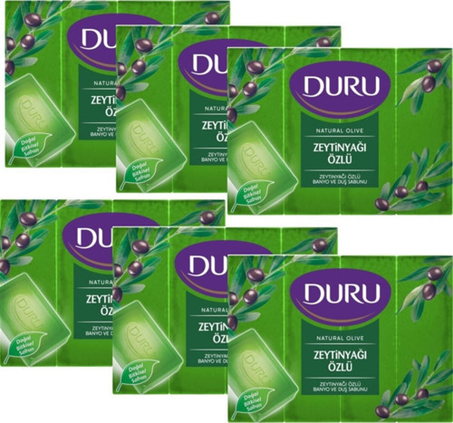 Natural Olive Zeytinyağlı Duş Sabunu 6X600 Gr