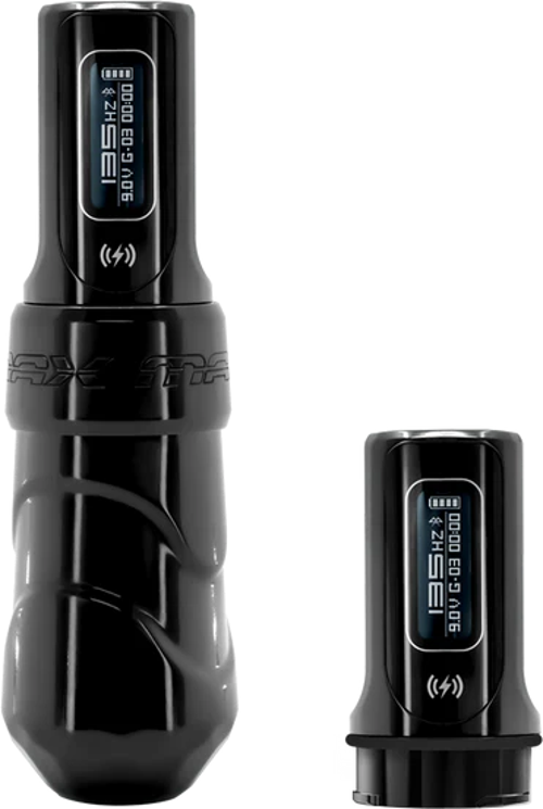 Irons Flux Max Kablosuz Dövme Makinesi | 4.5 mm Stroke | Stealth | Çift Bataryalı