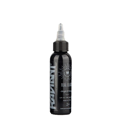 Real Black - Radiant Tattoo Dövme Boyası - 2oz/60ml