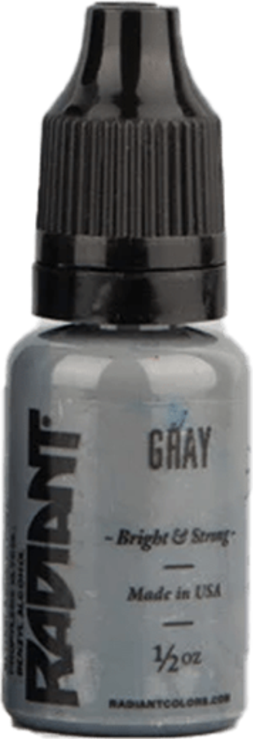 Gray - Radiant Tattoo Dövme Boyası - 0,5oz/15ml