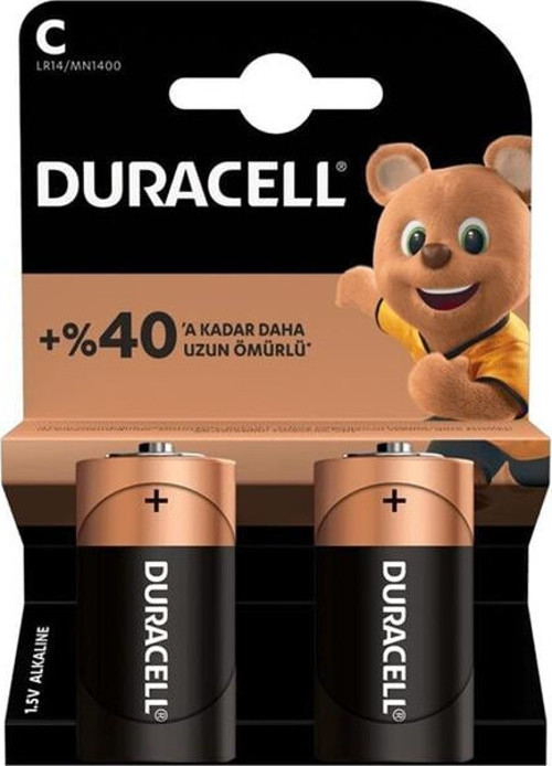 Duracell Lr14/Mn1400 C Orta Boy Pil (2'Li Paket)