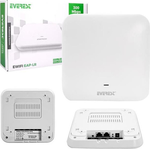 Everest Ewıfı Eap-Lr 300 Mbps 11N 2.4Ghz Tavan Access Point Router