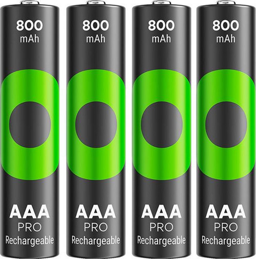 Gp Recyko Pro 800 Mah Ni-Mh 1.2 Volt Aaa İnce Kalem Şarjlı Pil 4Lü Paket