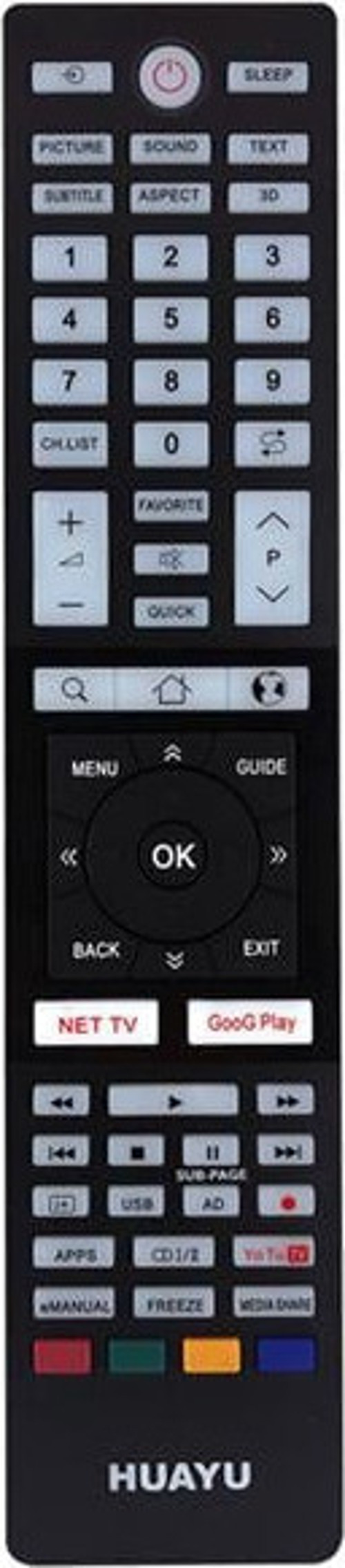 Huayu Urc1586 Toshiba Universal Lcd-Led Tv Kumanda