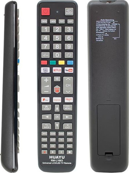 Huayu Rm-L1663 Netflix-Youtube-Prime Video-Google Play Tuşlu Universal Lcd Led Tv Kumandası