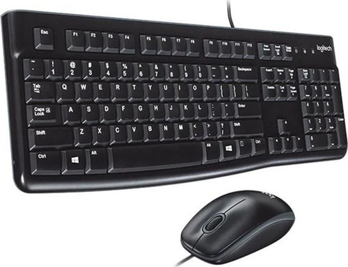 Logitech Mk120 Usb Q Siyah Kablolu Klavye + Mouse Set