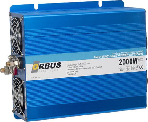 Orbus 2000W 12V Tam Sinüs Akıllı İnvertör