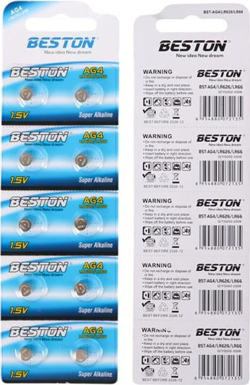 Oxford Ag4 Lr626 Alkalin Saat Pili 10'Lu Paket