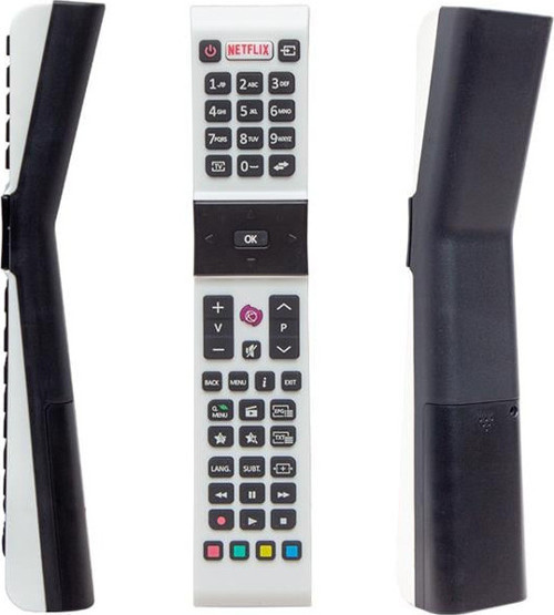 Profilo Rca49130 - Vestel Smart – Sanyo - Jvc Netflix Tuşlu Beyaz Yazısız Lcd Led Tv Kumanda
