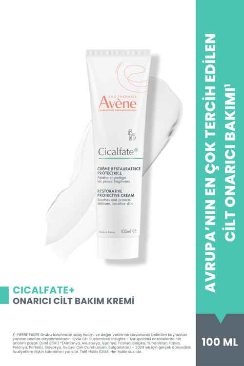 Cicalfate+ Hassas ve Yıpranmış Ciltlerin için Yatıştırıcı ve Onarıcı Bakım Kremi 100 ml