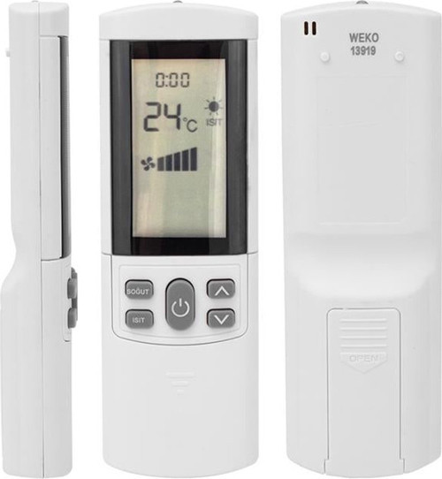 Vestel Yeni Model Kapaklı Beyaz Klima Kumandası