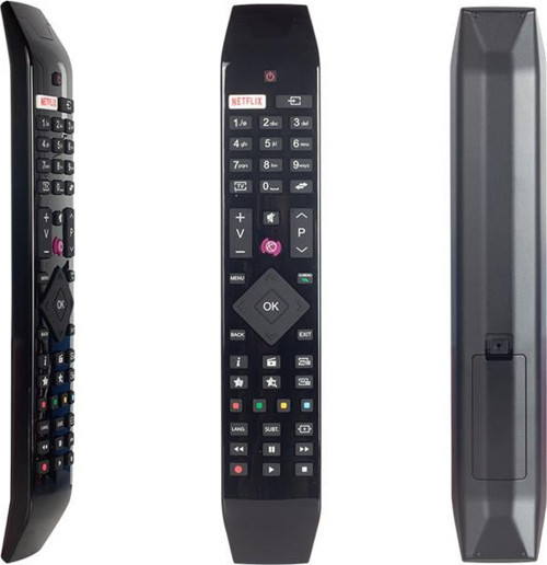 Vestel Netflix Mor Tuşlu Yeni Üstü Camlı Model Led Tv Kumanda