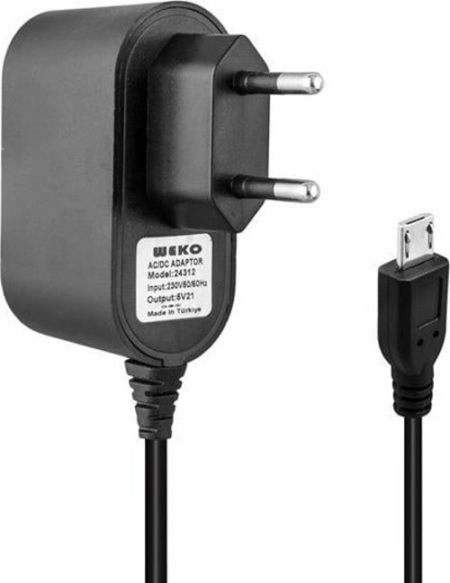Weko 5 Volt - 1 Amper Micro Usb Uçlu Yerli Üretim Priz Tipi Adaptör