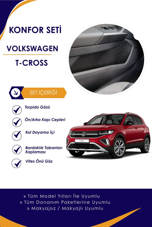 Duca Volkswagen T-Cross Uyumlu Konfor Seti
