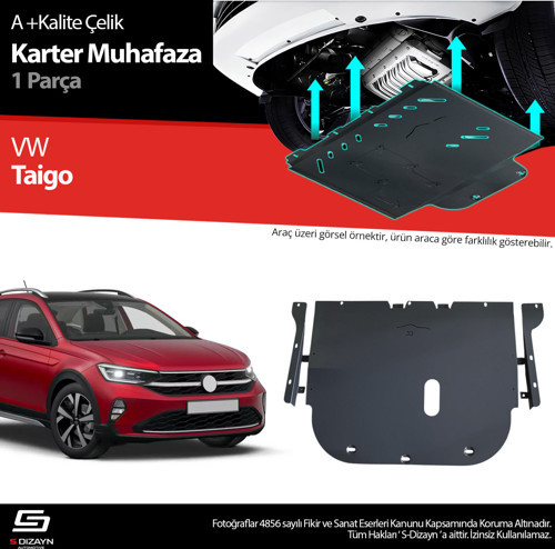 VW Taigo Çelik Karter Muhafaza Koruma 2020 Üzeri A+ Kalite