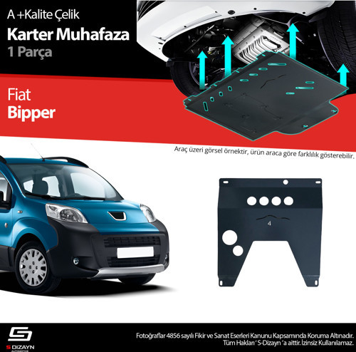 Peugeot Bipper Çelik Karter Muhafaza Koruma 2007-2017 A+ Kalite