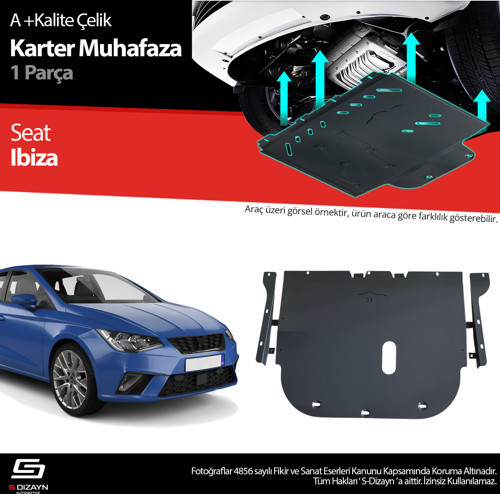 Seat Ibiza Çelik Karter Muhafaza Koruma 2017 Üzeri A+ Kalite