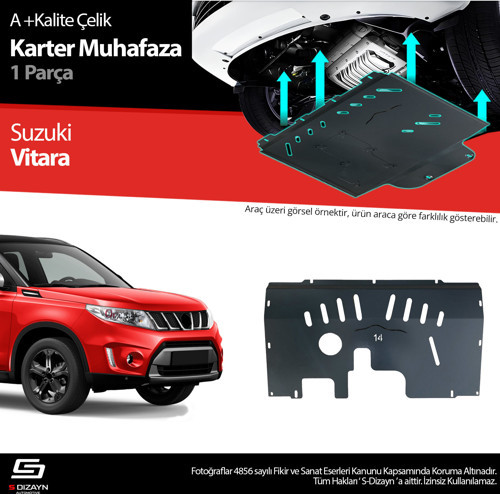 Suzuki Vitara Çelik Karter Muhafaza Koruma 2019 Üzeri A+ Kalite