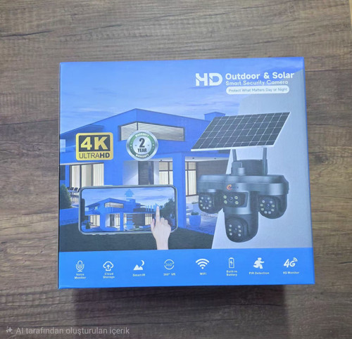 AC-5604 4g Solar Camera Aov 4 Lens 20600MAH Hieasy