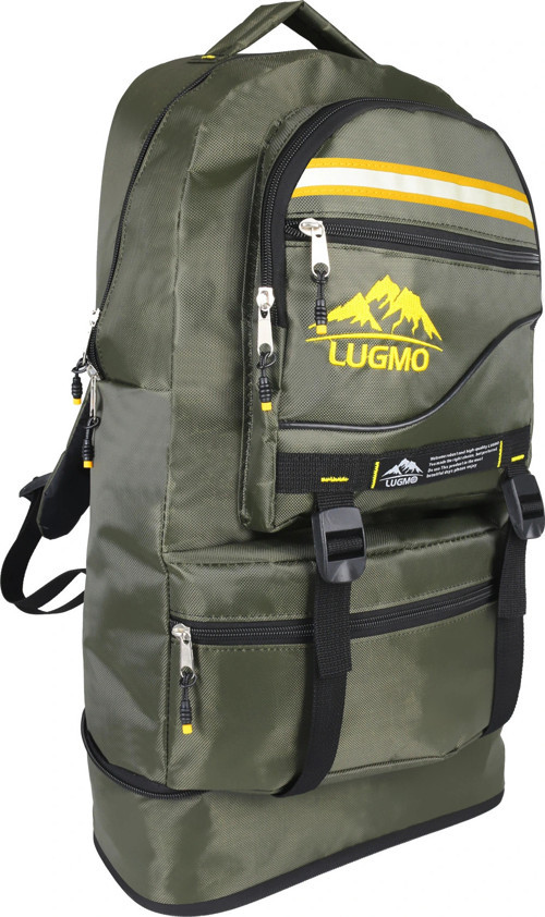 Deprem Çantası Körüklü Reflektörlü 65 Litre Haki Sarı