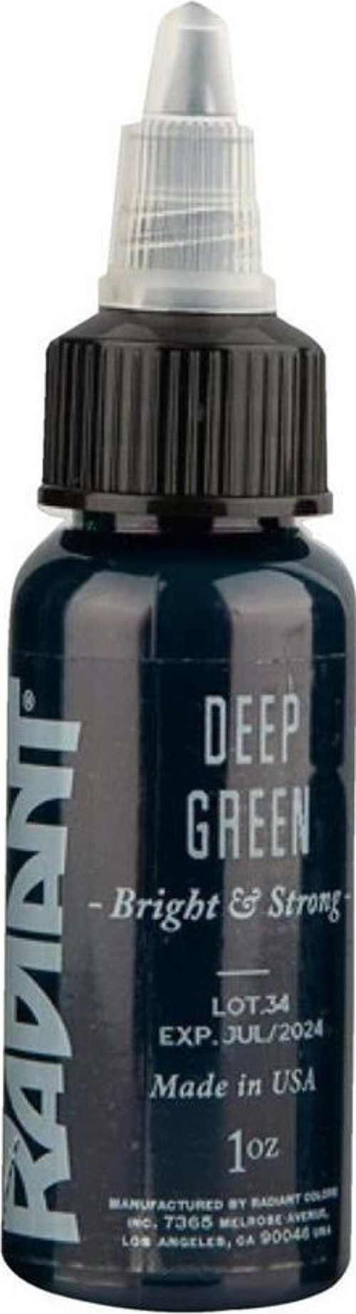 Deep Green - Radiant Tattoo Dövme Boyası - 1oz/30ml