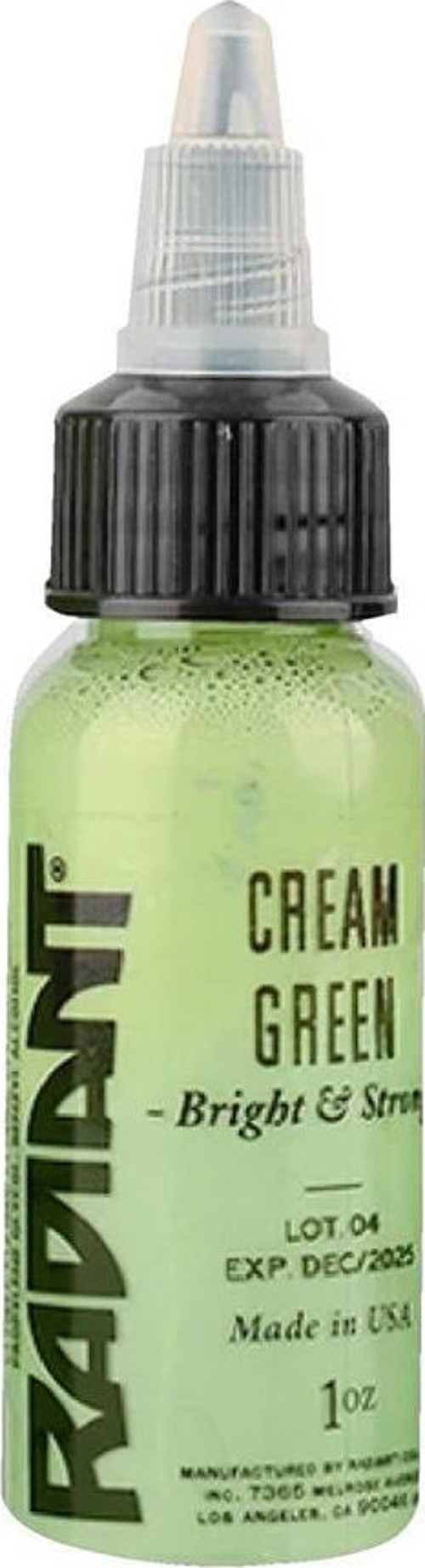 Cream Green - Radiant Tattoo Dövme Boyası - 1oz/30ml