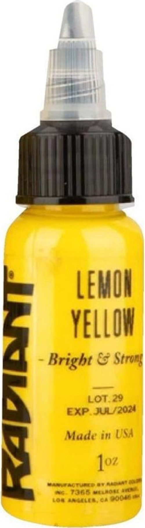 Lemon Yellow - Radiant Tattoo Dövme Boyası - 1oz/30ml
