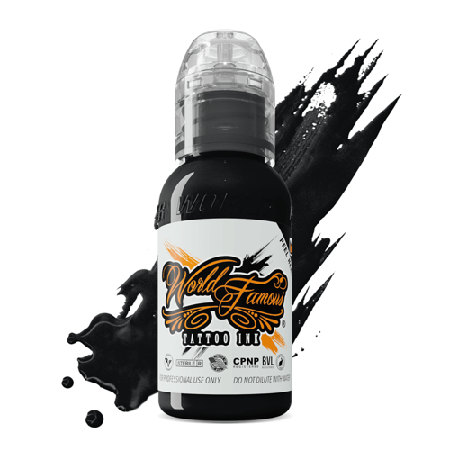 Famous Triple Blackout - Ink Dövme Boyası - 1/2oz/15ml