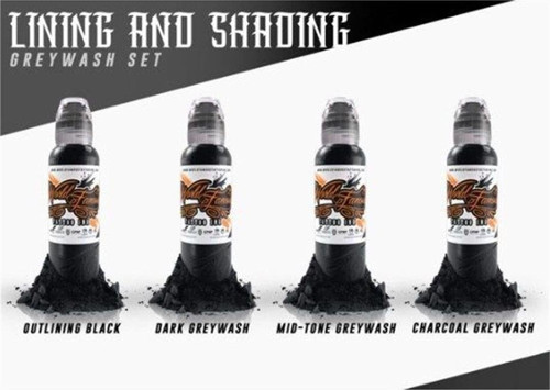 Lining & Shading Dövme Boyası Seti - World Famous Ink Dövme Boyası - 4oz/120ml