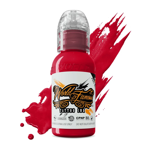 United Ink Red - World Famous Ink Dövme Boyası - 1oz/30ml